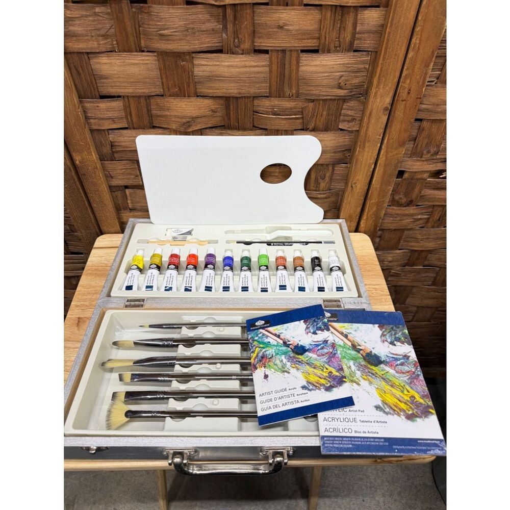 Artist 26pcs Acrylic Paint Set with Brushes and Palette